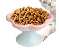 Gamelle pour Chat en Forme de, gamelle en céramique et Bol d'eau pour Animaux de Compagnie Contre Les vomissements pour Petits Chiens, Visages Gras et Chatons