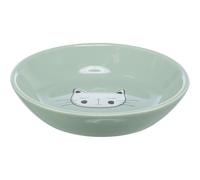 Gamelle pour chat plat en céramique Trixie Vert 0,2 L