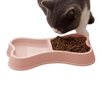 Gamelle pour Chien 2 en 1 Plateau Antidérapant Station d'Alimentation