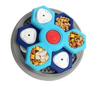 Gamelle pour chien à alimentation lente - Gamelle interactive à 3 couches pour chiens de petite et moyenne taille