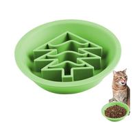 Gamelle pour chien à alimentation lente, jolie gamelle en silicone pour chat de dessin animé, fournitures d'alimentation pour animaux domestiques double face pour une alimentation lente