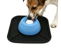 Gamelle pour chien à alimentation lente, tapis interactif antidérapant en silicone | Gamelle d'eau pour la maison, l'extérieur, les voyages, les appartements, petits, moyens et grands chiots et chats