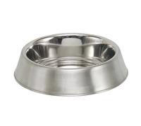 Gamelle pour chien anti-dérapant inox Nobby Pet Nordic Argenté L
