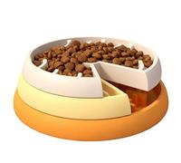 Gamelle pour chien - Antidérapante - 3 couches anti-ingestion - Pour enrichir l'alimentation, prévenir les ballonnements et stimuler les chiots de petite et moyenne taille