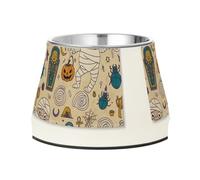 Gamelle pour chien avec support en acier inoxydable pour les momies et Halloween