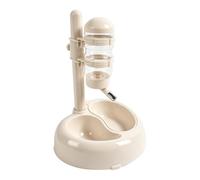 Gamelle pour Chien,Base Antidérapante Et Abreuvoir Gain De Place | gamelle pour Aliments et Eau Chiens Chats | pour Balcon Salon Jardin Cour Petites Moyennes Grandes Races Animaux