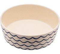 Gamelle pour chien, BecoBowl - Bamboo-ocean-waves-L