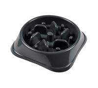 Gamelle pour Chien & Chat ""Anti-Glouton"" 19cm Anthracite
