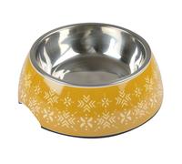 Gamelle pour Chien & Chat "Ethnic" 17cm Moutarde