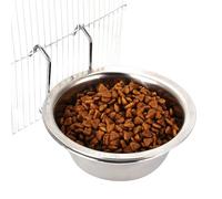 Gamelle pour chien de chenil - Gamelle anti-fuite en acier inoxydable pour chiens,Gamelle portable pour chien pour la maison, chenils, bols à boire pour caisses