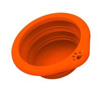 Gamelle pour chien - Design portable - Pliable - Extensible - Capacité de 300 ml - Construction légère - Facile à transporter - Construction robuste - Récipient alimentaire pour animal de compagnie