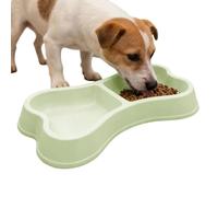 Gamelle pour chien et chat - 2 en 1 - Base élargie antidérapante - Pour intérieur, caisse, niche, chiot, chat, extérieur, voyage