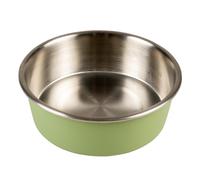 Gamelle pour chien et chat Duvoplus Matte Fix Vert 11,1x11,1x4 cm