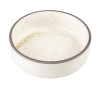 Gamelle pour chien et chat Duvoplus Stone Speckle Blanc 12,8x12,8x4,5 cm