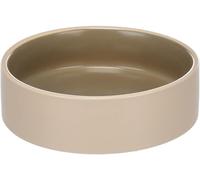 Gamelle pour Chien - Gamelle Chat - 12x3,5cm 200ml - Durable, Facile à Nettoyer et Élégante - FLAMINGO Anca Beige/Vert