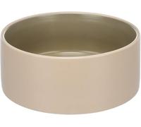 Gamelle pour Chien - Gamelle Chat - 16x6cm 800ml - Durable, Facile à Nettoyer et Élégante - Flamingo Anca Beige/Vert