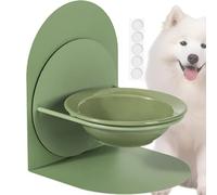 Gamelle pour chien - Gamelle en céramique avec support magnétique - Bol anti-basculement - Gamelle réglable pour chats et chiens - Protège la colonne vertébrale de l'animal de compagnie
