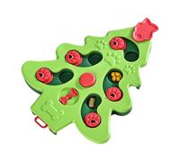 Gamelle pour chien - Gamelle en forme d'arbre de Noël pour chat - Mangeoire lente - Mangeoire lente - Gamelle puzzle pour petits chats et chiens