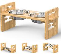 Gamelle pour chien Gamelle surélevée pour chien et chat Gamelle double réglable