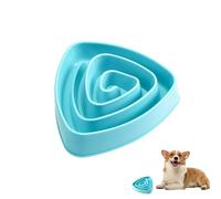 Gamelle pour chien | Gamelle triangulaire anti-étouffement pour animal domestique - Gamelle antidérapante interactive pour chiens de petite, moyenne et grande taille