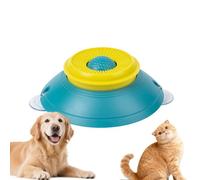 Gamelle pour chien - Jouet interactif avec ventouse - Gamelle antidérapante pour nourriture liquide avec boule roulante - 18,5 x 6,2 cm - Pour traiter l'eau, les collations, apaiser