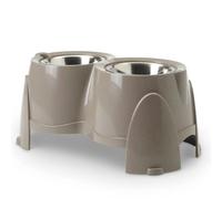 Gamelle pour chien Nobby Pet Ergo Feeder Argenté S