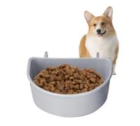 Gamelle pour Chien pour Cage - Design de gamelle en Cage Suspendue, Construction Durable pour Grands Chiens, Construction en Acier Inoxydable, résistante aux Taches | Solution d'alimentation