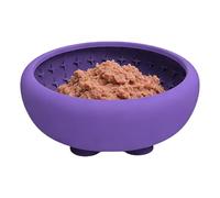 Gamelle pour Chien pour Manger Lentement, Station d'alimentation antidérapante en Silicone avec Ventouse puissante - Gamelle pour Chien - pour Chiots de Taille Moyenne, pour Boire, Eau, Camping