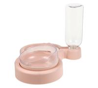Gamelle pour Chien Rose Stable, Résistante à Pression, | Plastique, pour Chien et Animal, Structure Incassable, Limite le Mouillage des Poils, Usage Quotidien