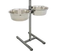 Gamelle pour chiens en acier inoxydable/métal Trixie Argenté TU