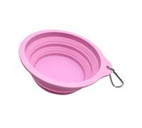 Gamelle pour Chiens et Chats, Tasse Pliable en Silicone avec Laisse ou Clip de, Conception Facile à rincer, Lot de 2 gamelles Pliables pour Chien de 650 ML, Portable, randonnée, Tasse d ' Eau pour à