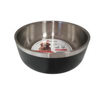 Flamingo - Gamelle pour Eau ou Nourriture a Double paroi ø22 cm 2250 ML, pour Chien