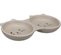 GAMELLE pour LA Nourriture ET l'eau Duo Dinner RUSCO Taupe 22,5CM 2x130ML
