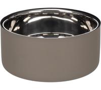 GAMELLE pour LA Nourriture ET l'eau Xara Rond Taupe 17x7,4CM 1,2L