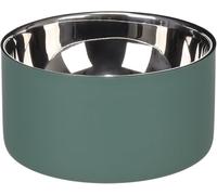 GAMELLE pour LA Nourriture ET l'eau Xara Rond Vert 15x7,4CM 700ML