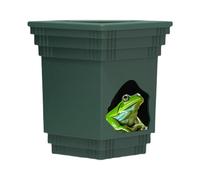 Gamelle pour lézard, grotte pour terrarium avec distributeur de nourriture, emplacement solaire atif, paysage et terrarium pour l'intérieur pour caméléons, tortues, serpents et