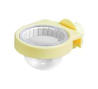 Gamelle pour perruche - Grande gamelle pour oiseaux - Accessoire pour cage à chinchilla, accessoires d'irrigation, bol d'eau avec pince pour perroquet gris du Gabon, perruche