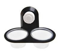 Gamelle pour reptile - Tasses d'alimentation pour gecko, distributeur d'eau à rebord, 4 compartiments pour tortue, ermite, crabe, lézard, caméléon, tarentule, serpent, habitats | Mangeoire robuste