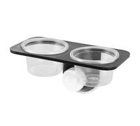 Gamelle pour Reptiles à Ventouse, Modèle Unique en Plastique | Lézard et Iguane Vert, Usage en Bacs Acryliques ou Vitrines en Verre, Solide et Peu Encombrant