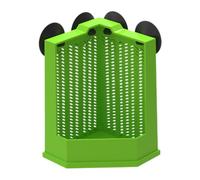 Gamelle pour reptiles avec ventouse - Gamelle anti-fuite pour gecko | Gamelle d'eau pour dragons barbus | Gamelle pour terrarium pour gecko léopard, matériau ABS avec deux/quatre ventouses (taille S/L