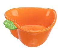 Gamelle pour rongeurs carotte, en céramique Trixie Orange 180 ml