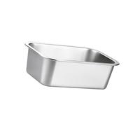 Gamelle rectangulaire épaisse pour chien, design anti-basculement, grande race, résistante à la mastication, grande capacité, gamelle d'eau d'extérieur pour chien
