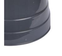 Gamelle ronde en plastique anthracite