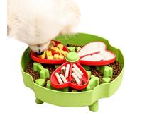 Gamelle rotative lente - 8,5 cm - Pour chiens et chats - Amovible à 360° - Pour la santé digestive et la stimulation - Alimentation sûre et interactive