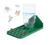 Gamelle sauteuse en forme d'araignée | Mangeoire d'eau étanche multi-trous, mangeoire pour abeilles | Pour petits animaux, geckos, oiseaux, sorties quotidiennes en plein air, cour, ferme, parc, jardin