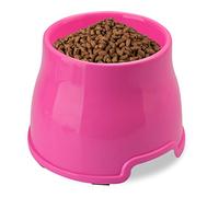 Gamelle pour Chien à Longues Oreilles - Gamelle surélevée pour Nourriture et Eau - Grande gamelle antidérapante - Gamelle surélevée pour Chiens de Petite, Moyenne et Grande Taille (L, Rose)