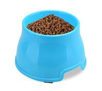 Gamelle surélevée antidérapante pour chien à longues oreilles pour nourriture et eau - Pour chiens de petite, moyenne et grande taille (taille M, bleu)