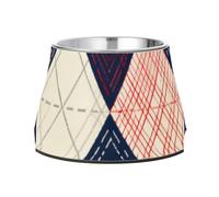 Gamelle surélevée en acier inoxydable pour animaux de compagnie - Gamelle surélevée pour chiens à alimentation lente - Plato de comida para perros