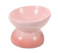 Gamelle surélevée en céramique pour chat : gamelle surélevée inclinée pour animaux domestiques - Gamelle anti-vomi pour chats d'intérieur - Mangeoire d'eau pour chiots et chatons