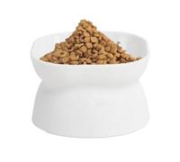 Gamelle surélevée pour chat, bols avec aspect - Utilisable des deux côtés, gamelles élégantes pour l'eau, nourriture sèche pour garçons, chats et chiots